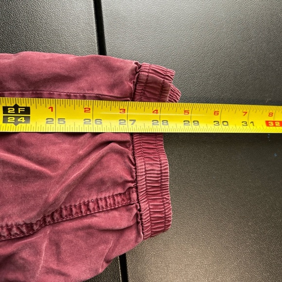 Faded Glory Women's M Joggers Lyocell Lightweight Red Cargo‎ Drawstring Grunge - Picture 11 of 16